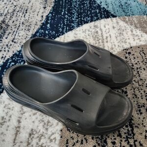 Hoka Ora Recovery Slide 3 Mens Size 11 Black Rubber Slip On Sandals 1135061